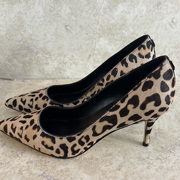 Ivanka Trump Women’s Cheetah Print Calf Hair Stiletto Heels Size 6.5M - Picture 6 of 9